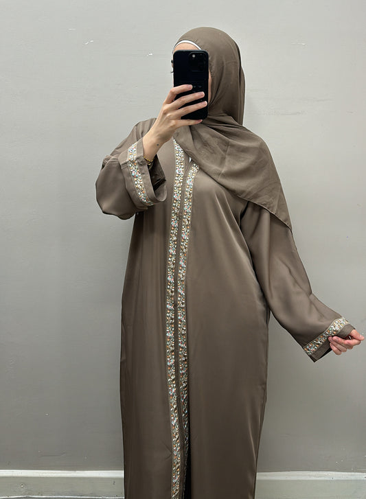 'FLORAL ABAYA'