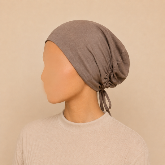 'SATIN LINED HEADCAP'