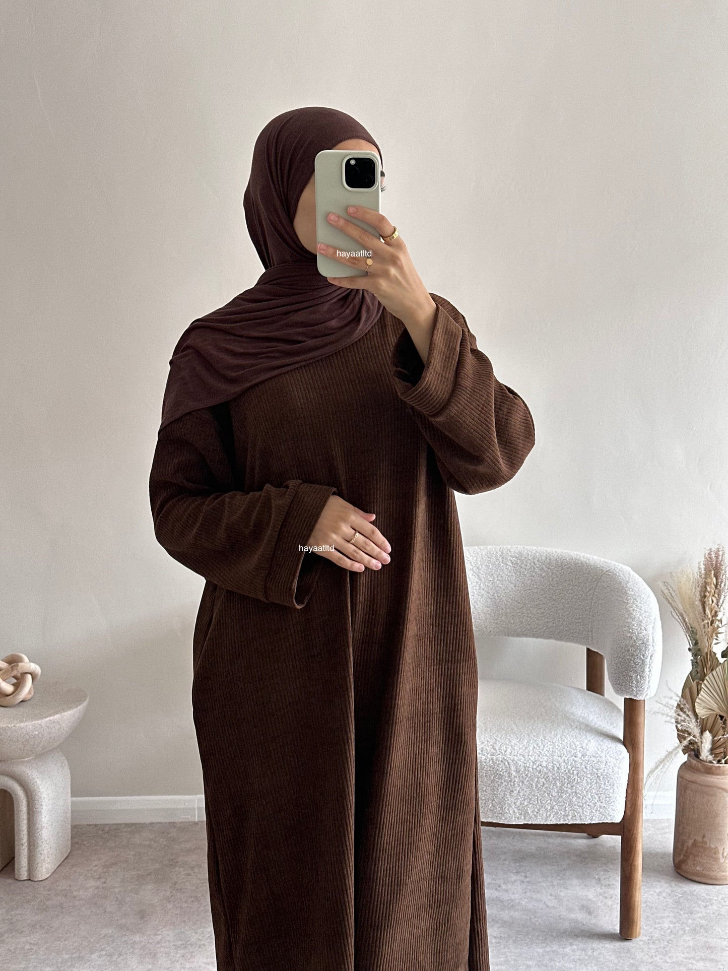 'Corduroy Sweater Dress V'