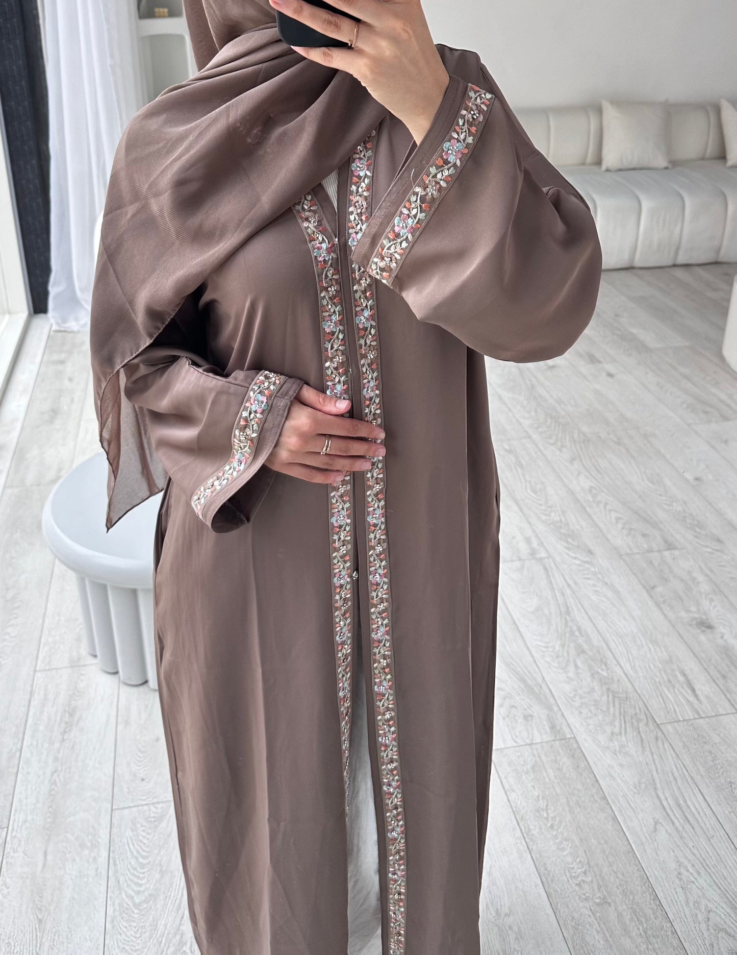 'FLORAL ABAYA'