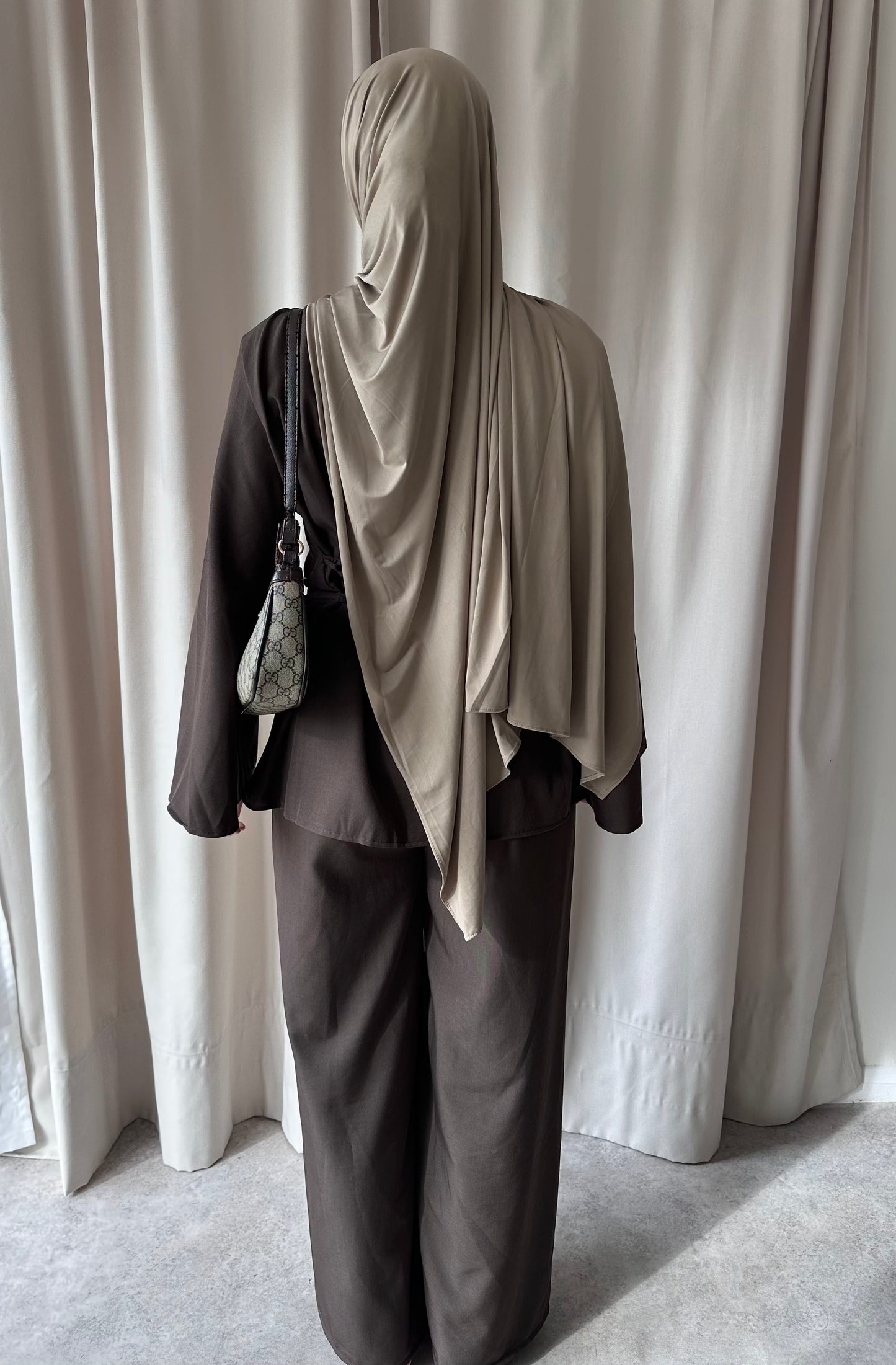 RUCHED SET | Dark Brown