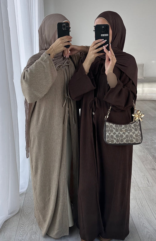 'BOW CARDIGAN ABAYA'