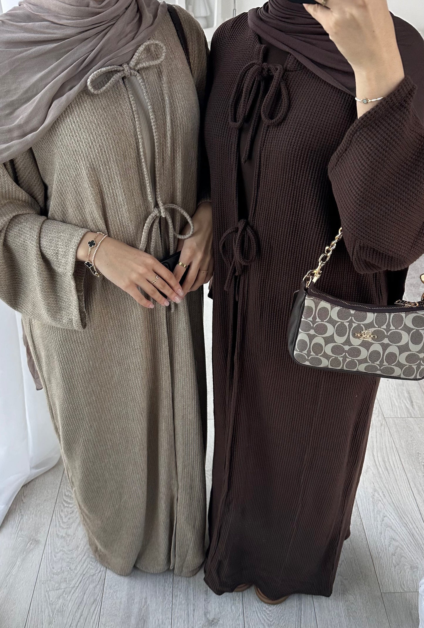 'BOW CARDIGAN ABAYA'