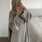 'SUEDE SWEATER DRESS'