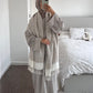 'SUEDE SWEATER DRESS'
