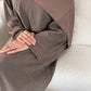 'Corduroy Sweater Dress V'