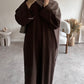 'CLOSED RIBBED ABAYA'
