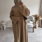'CLOSED RIBBED ABAYA'