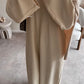 'CLOSED RIBBED ABAYA'