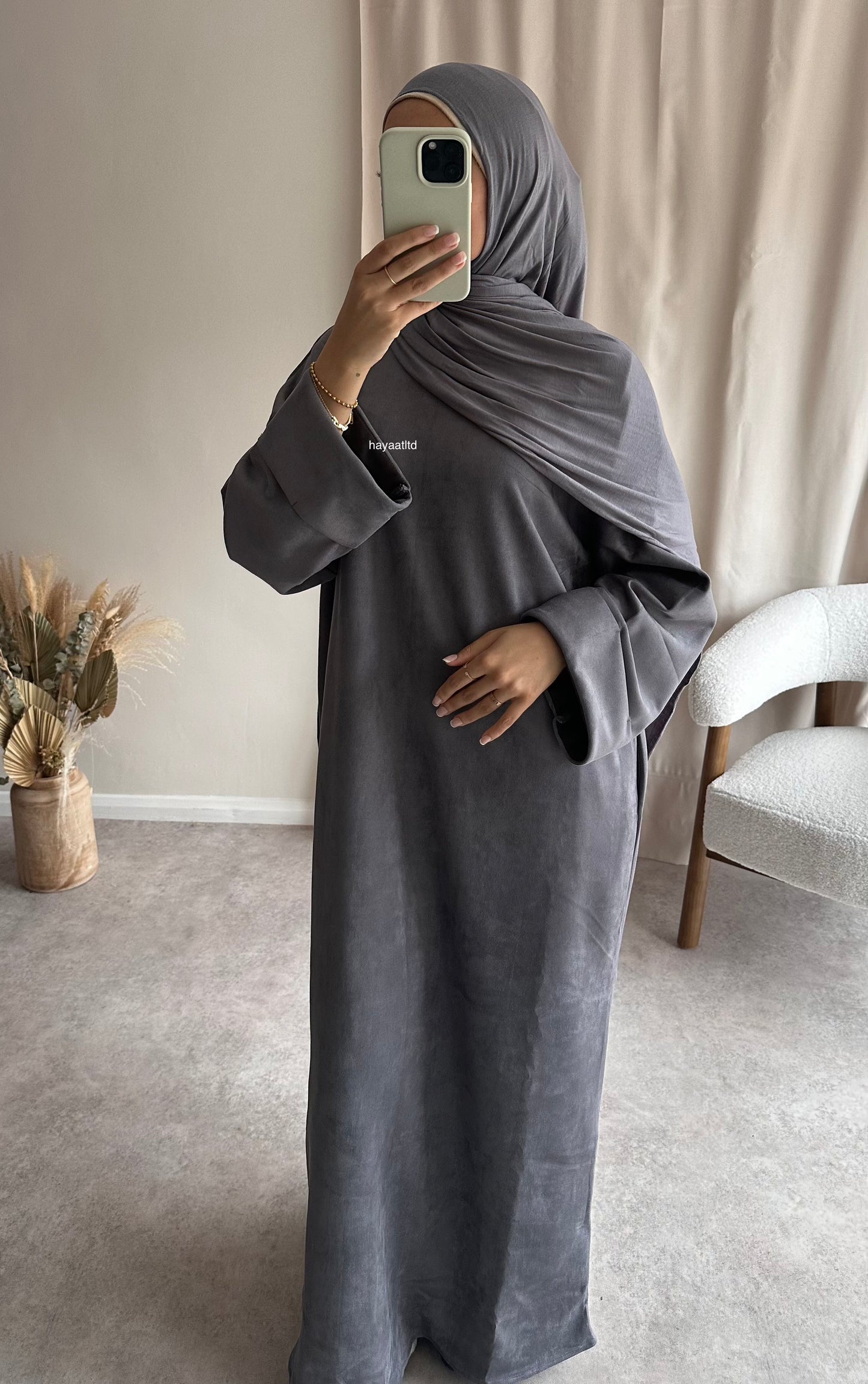 'SUEDE SWEATER DRESS'