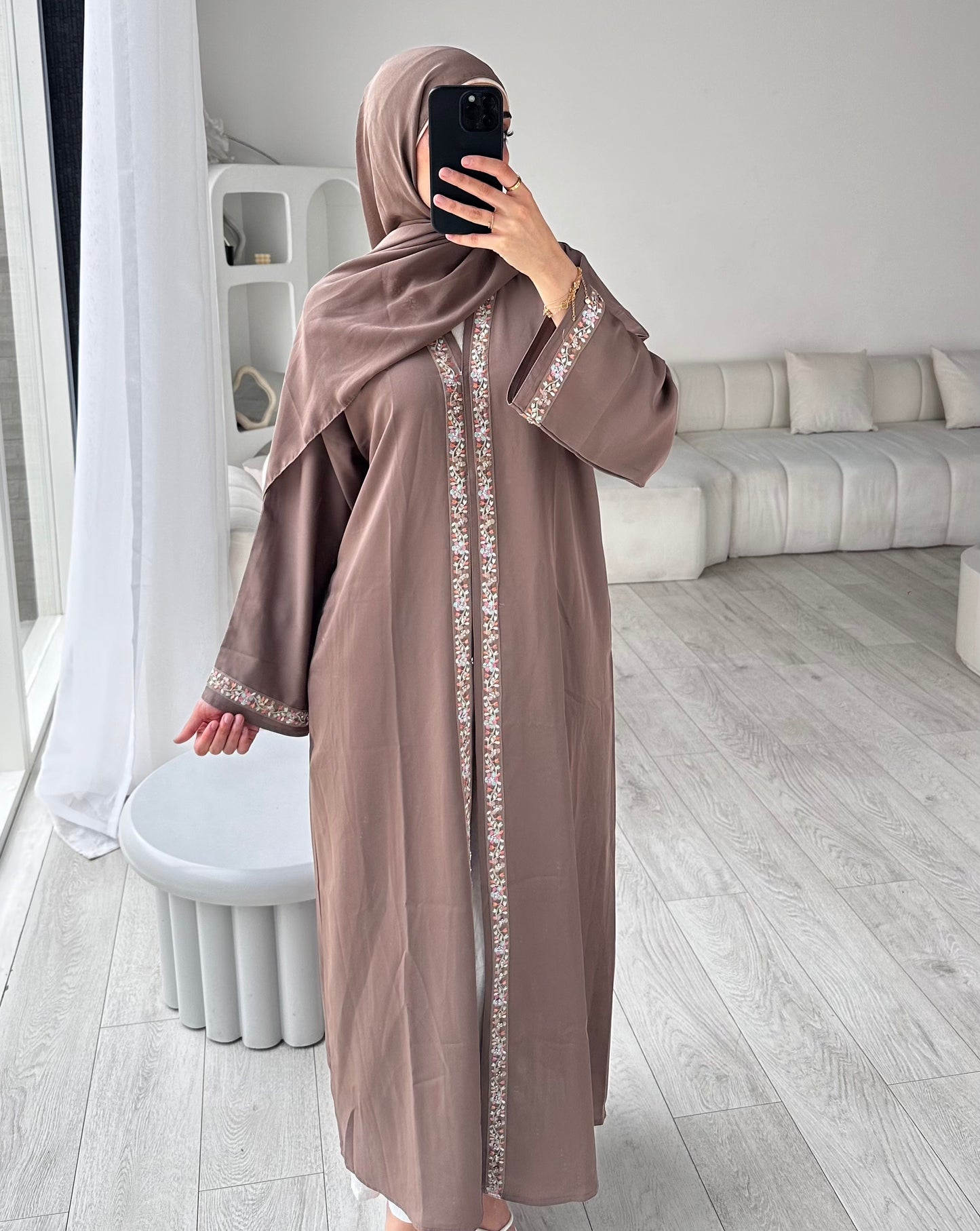 'FLORAL ABAYA'