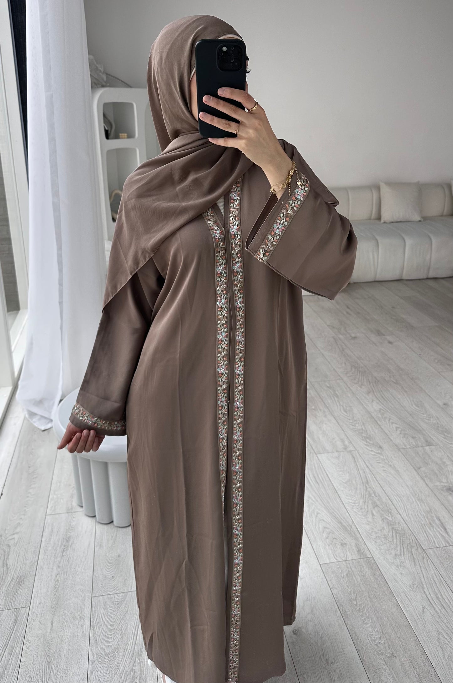 'FLORAL ABAYA'
