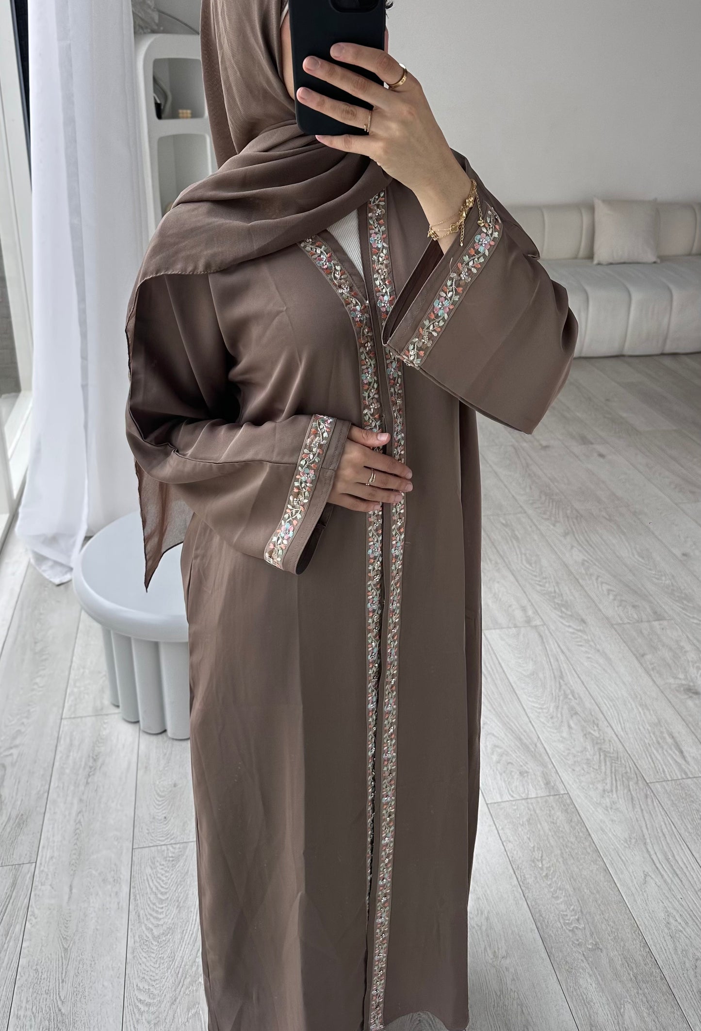 'FLORAL ABAYA'
