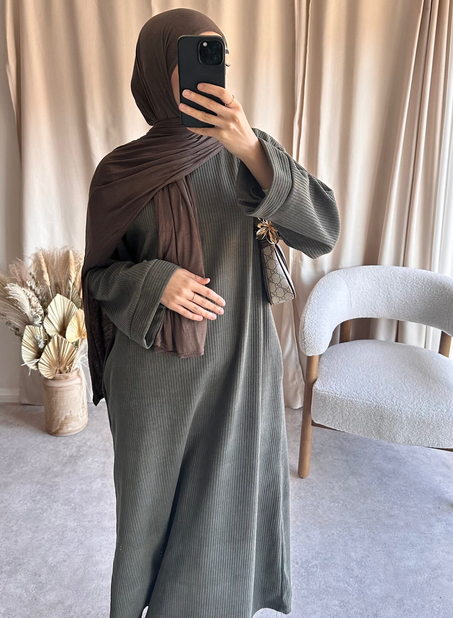 'CORDUROY SWEATER DRESS'