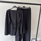 RUCHED SET | Black