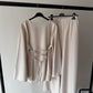 RUCHED SET | Light Cream