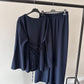 RUCHED SET | Navy