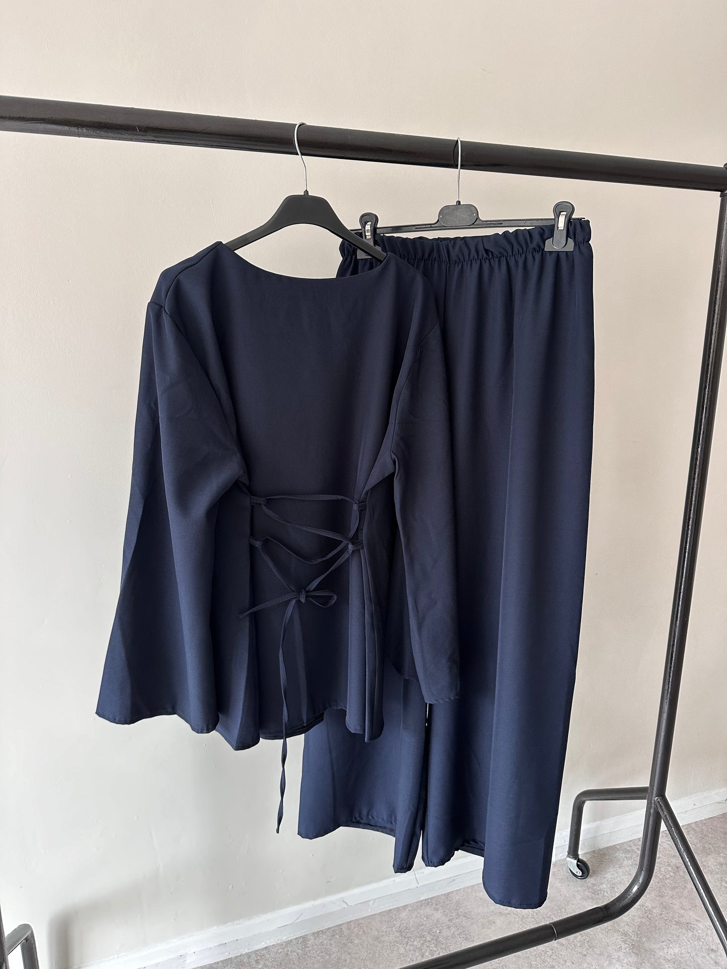 RUCHED SET | Navy