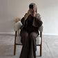 RUCHED SET | Dark Brown
