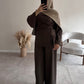 RUCHED SET | Dark Brown