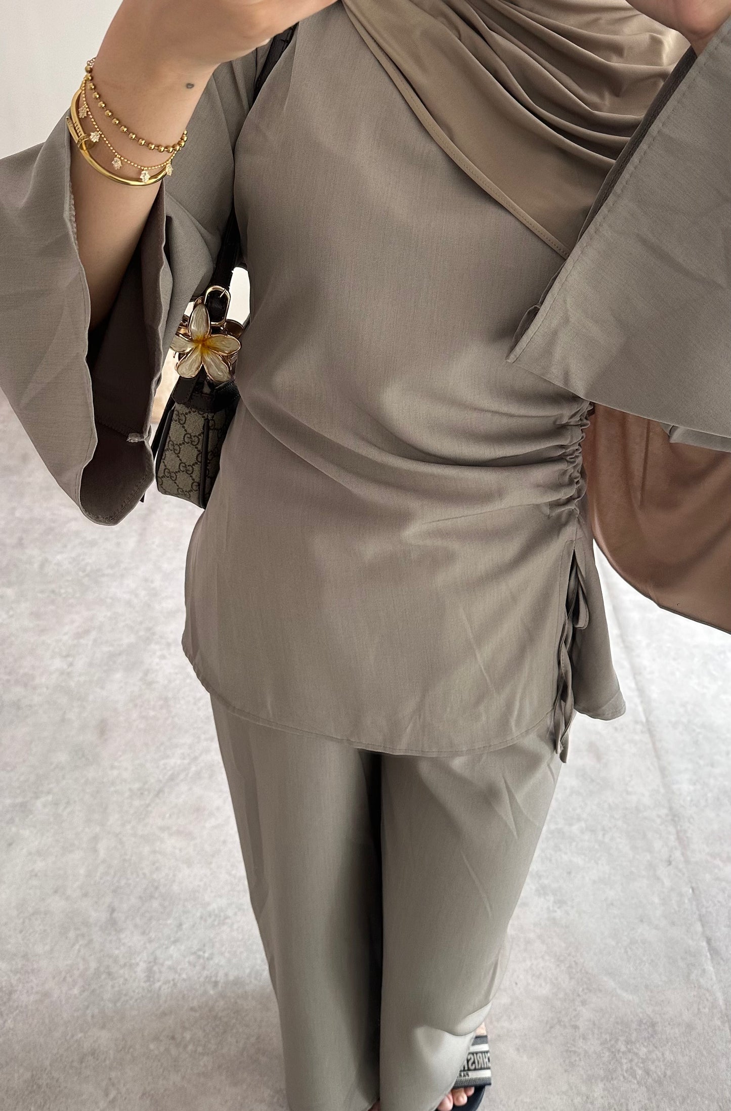 RUCHED SET | Mocha