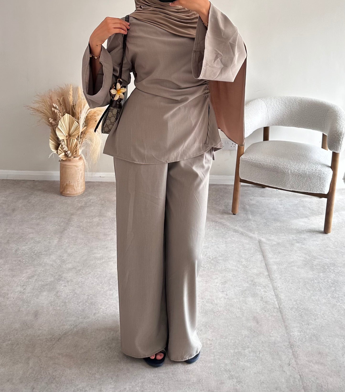 RUCHED SET | Mocha