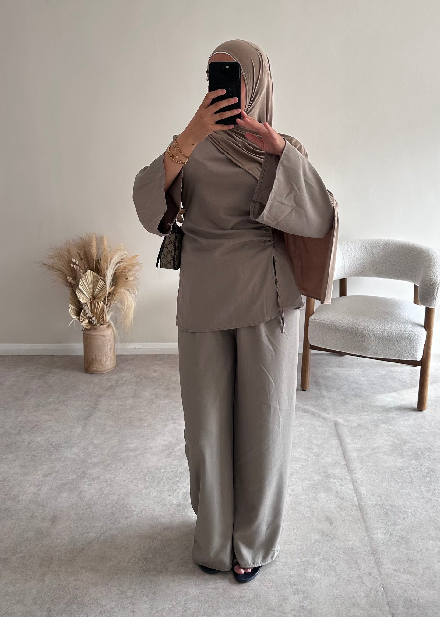 RUCHED SET | Mocha