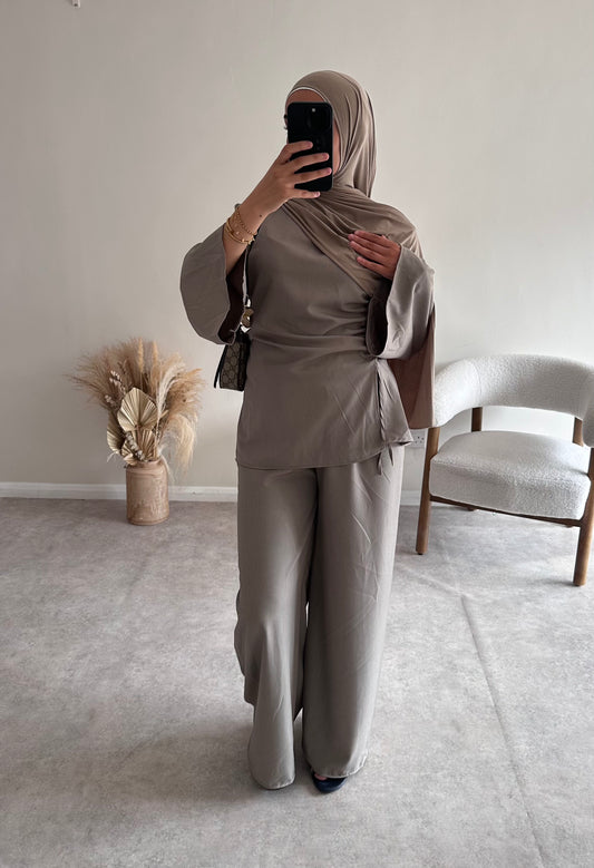 RUCHED SET | Mocha