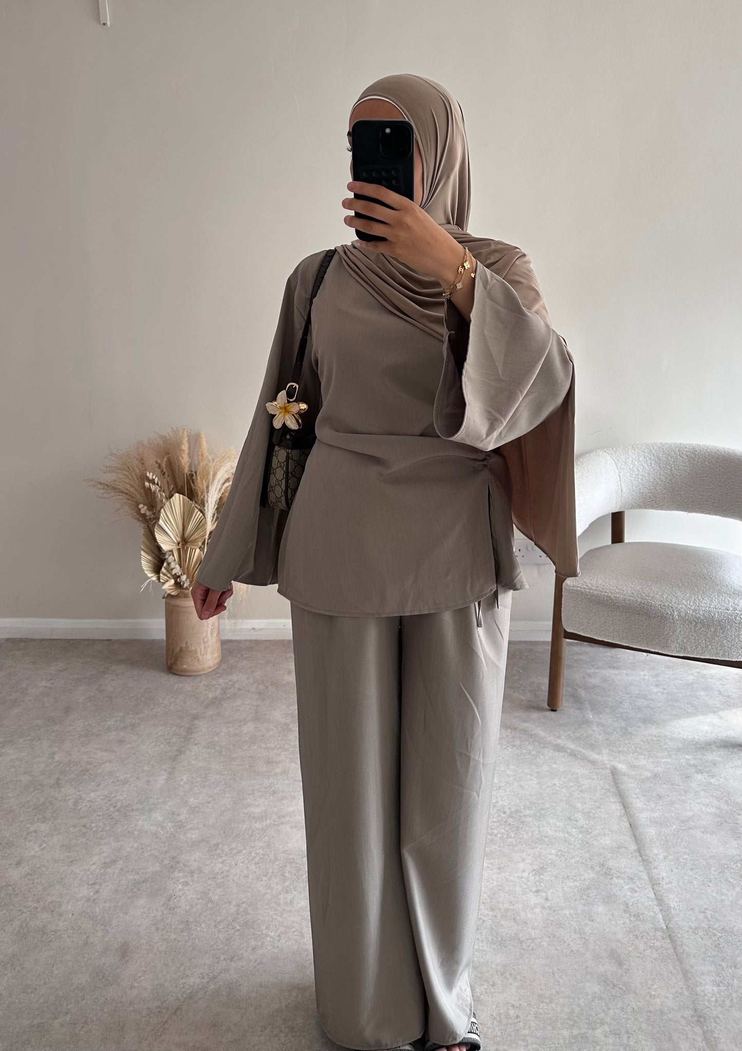 RUCHED SET | Mocha