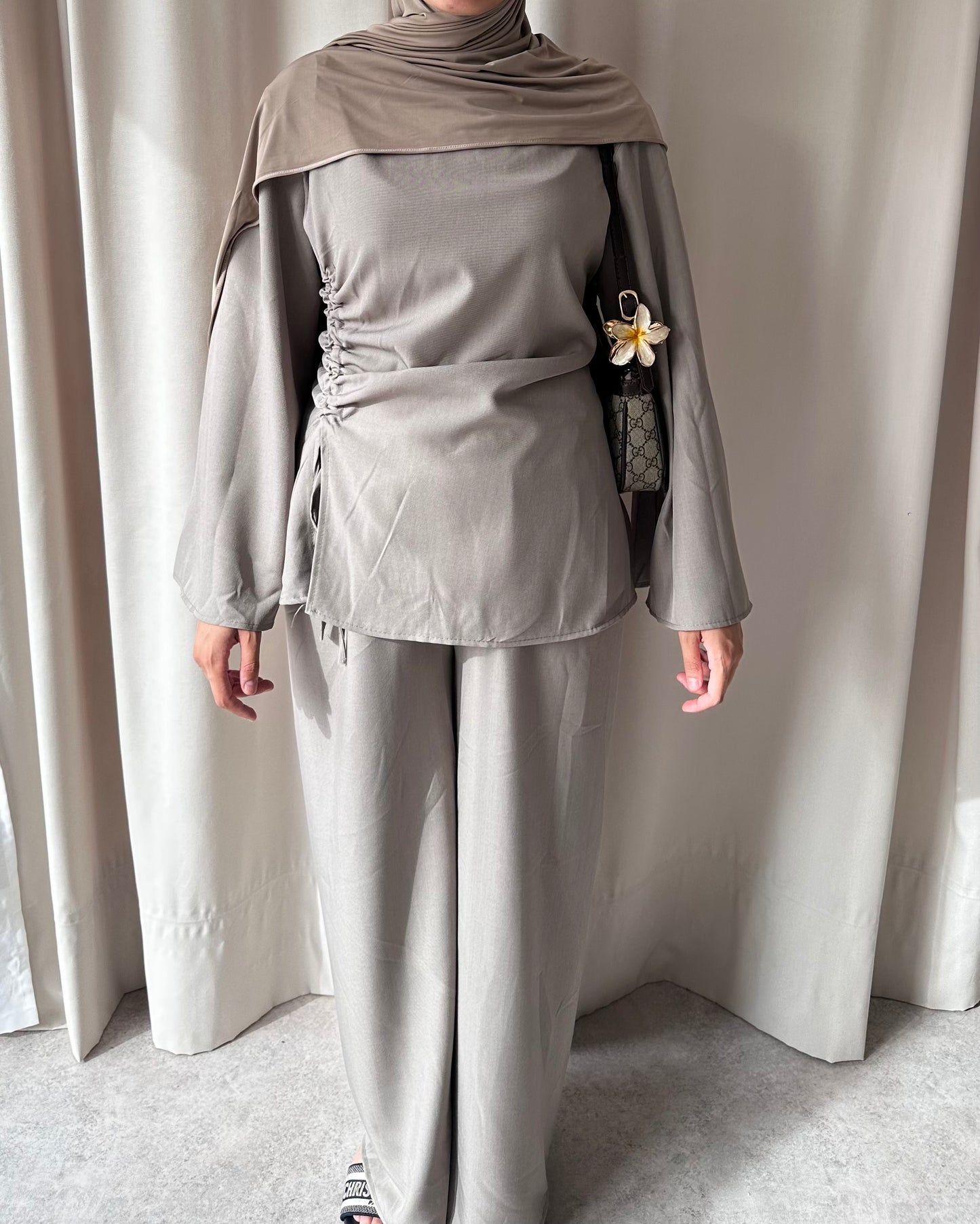 RUCHED SET | Mocha