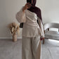 RUCHED SET | Light Cream
