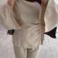 RUCHED SET | Light Cream