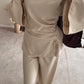RUCHED SET | Light Cream