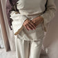 RUCHED SET | Light Cream