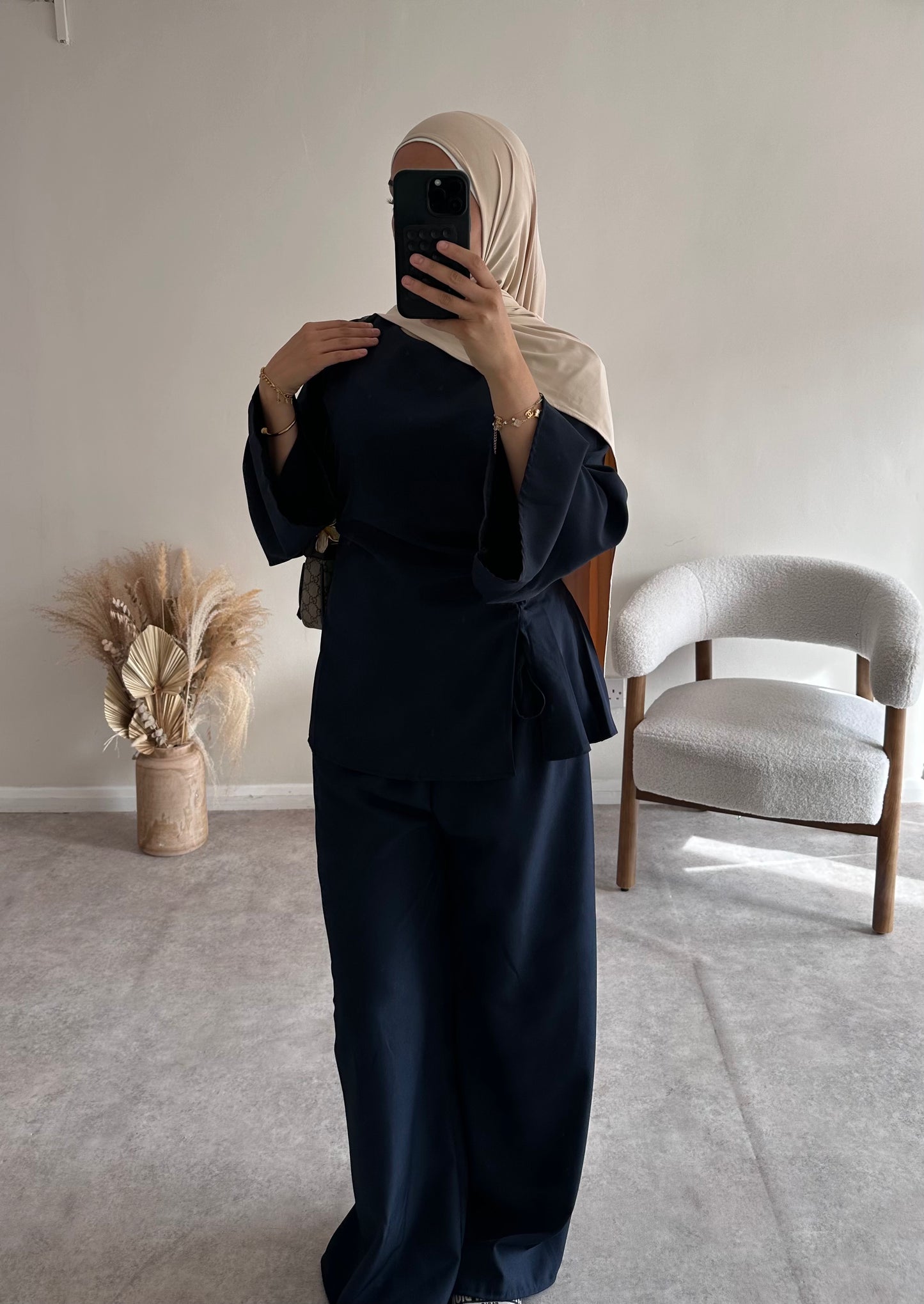 RUCHED SET | Navy