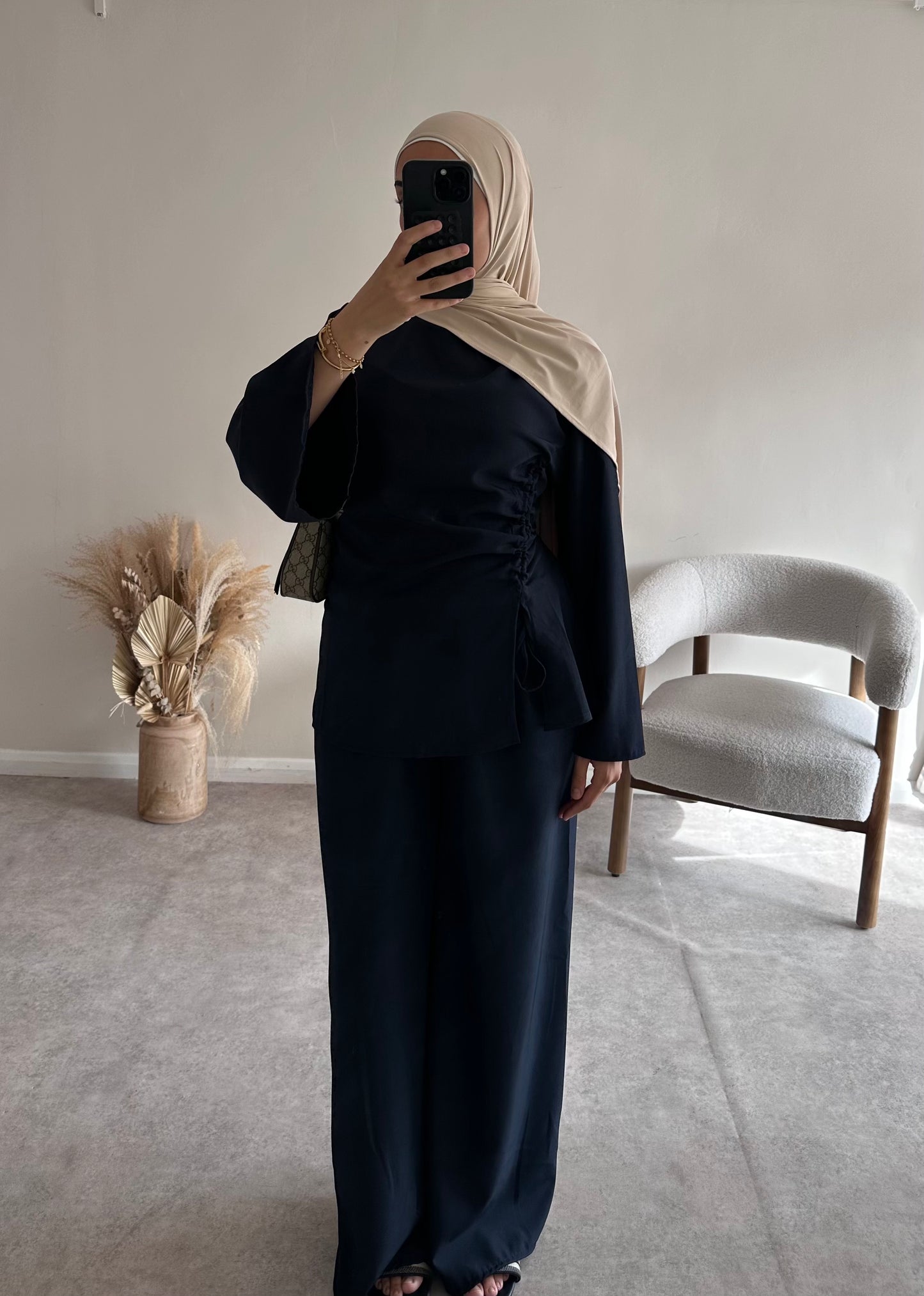 RUCHED SET | Navy