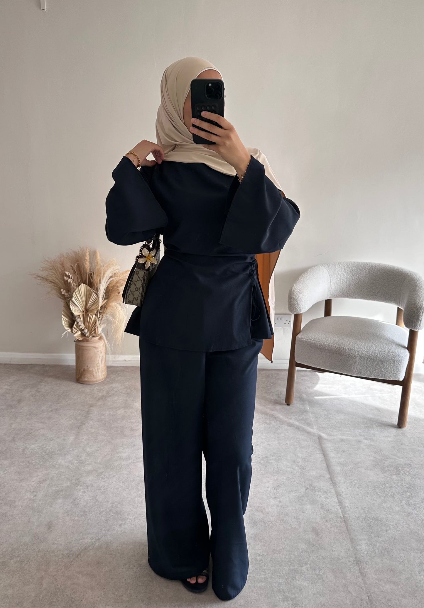 RUCHED SET | Navy