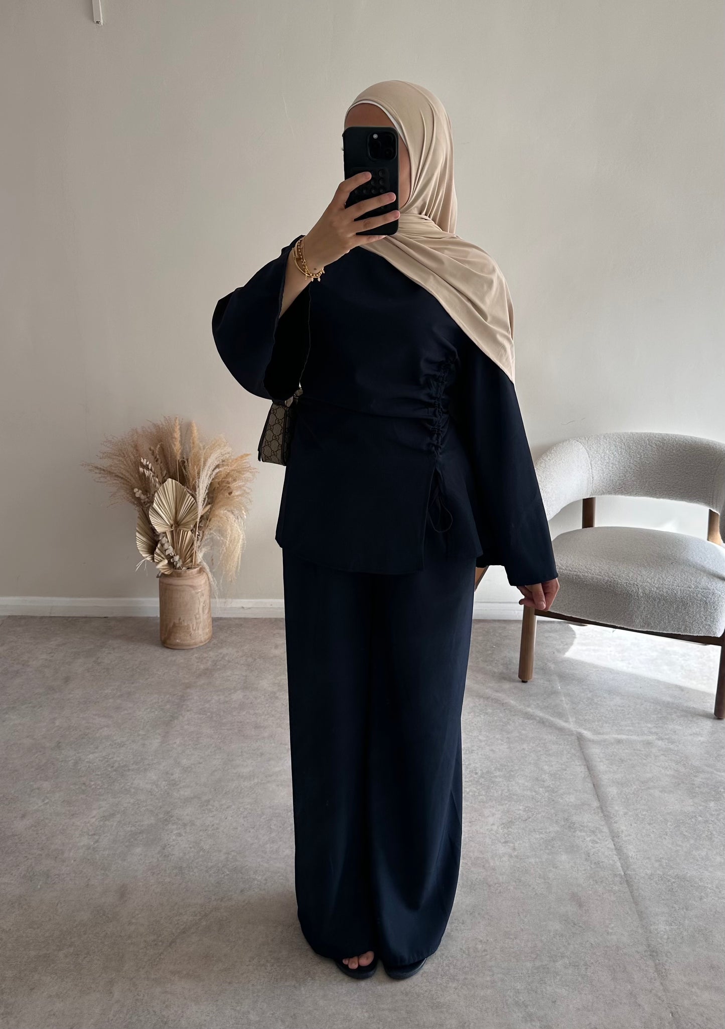 RUCHED SET | Navy
