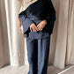 RUCHED SET | Navy