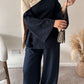 RUCHED SET | Navy