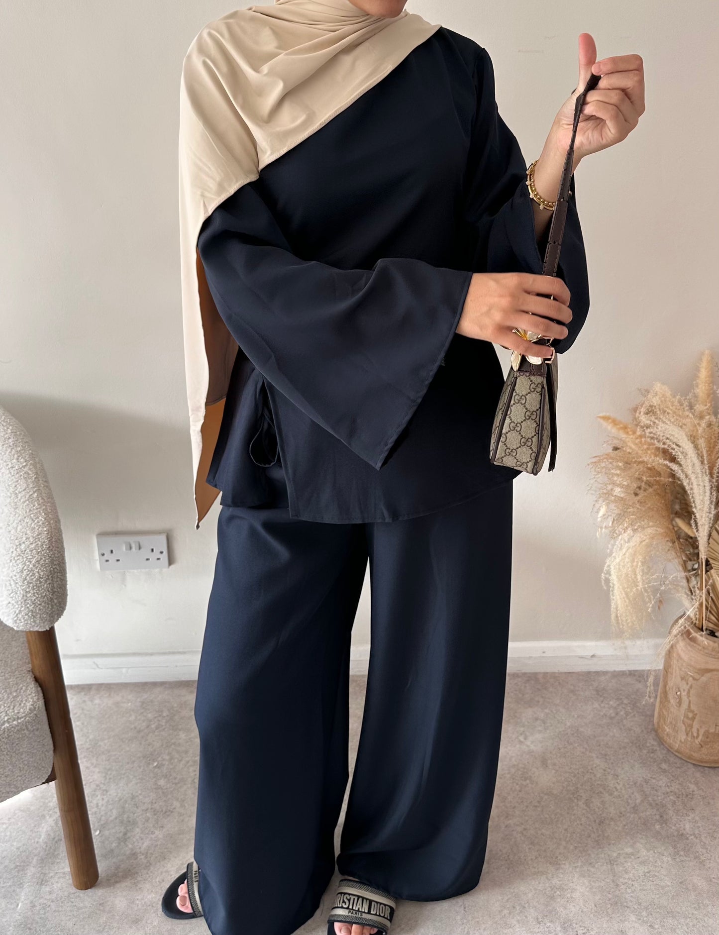 RUCHED SET | Navy