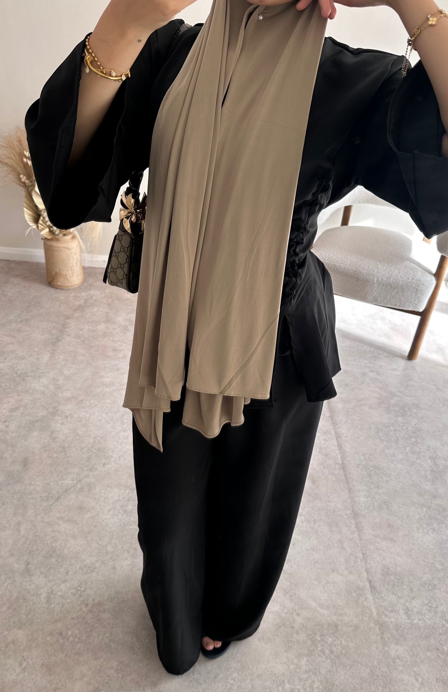 RUCHED SET | Black