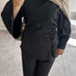 RUCHED SET | Black
