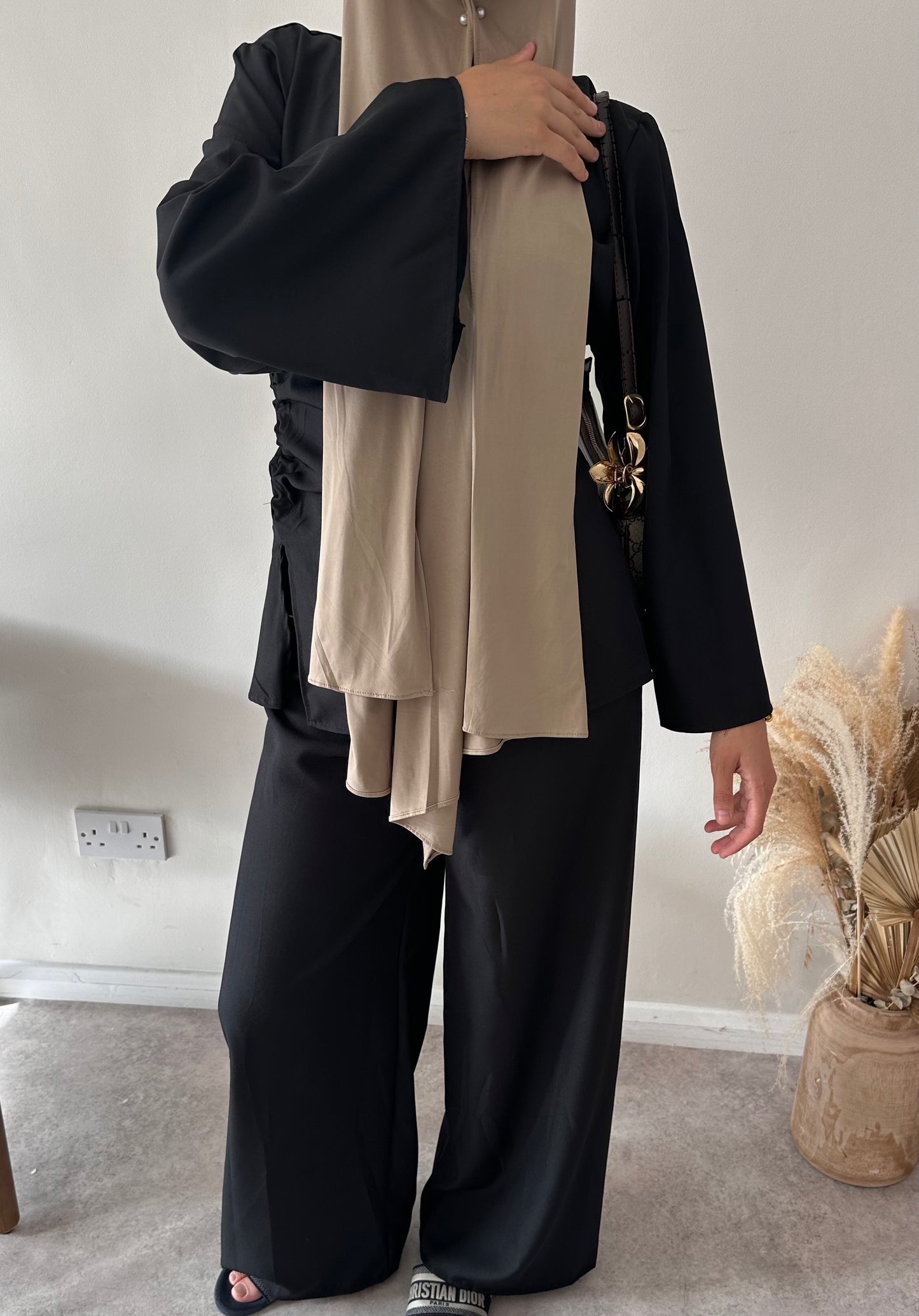 RUCHED SET | Black