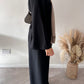 RUCHED SET | Black