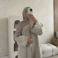 'LINEN LINED ABAYA'