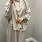 'CUFFED SLEEVE ABAYA'