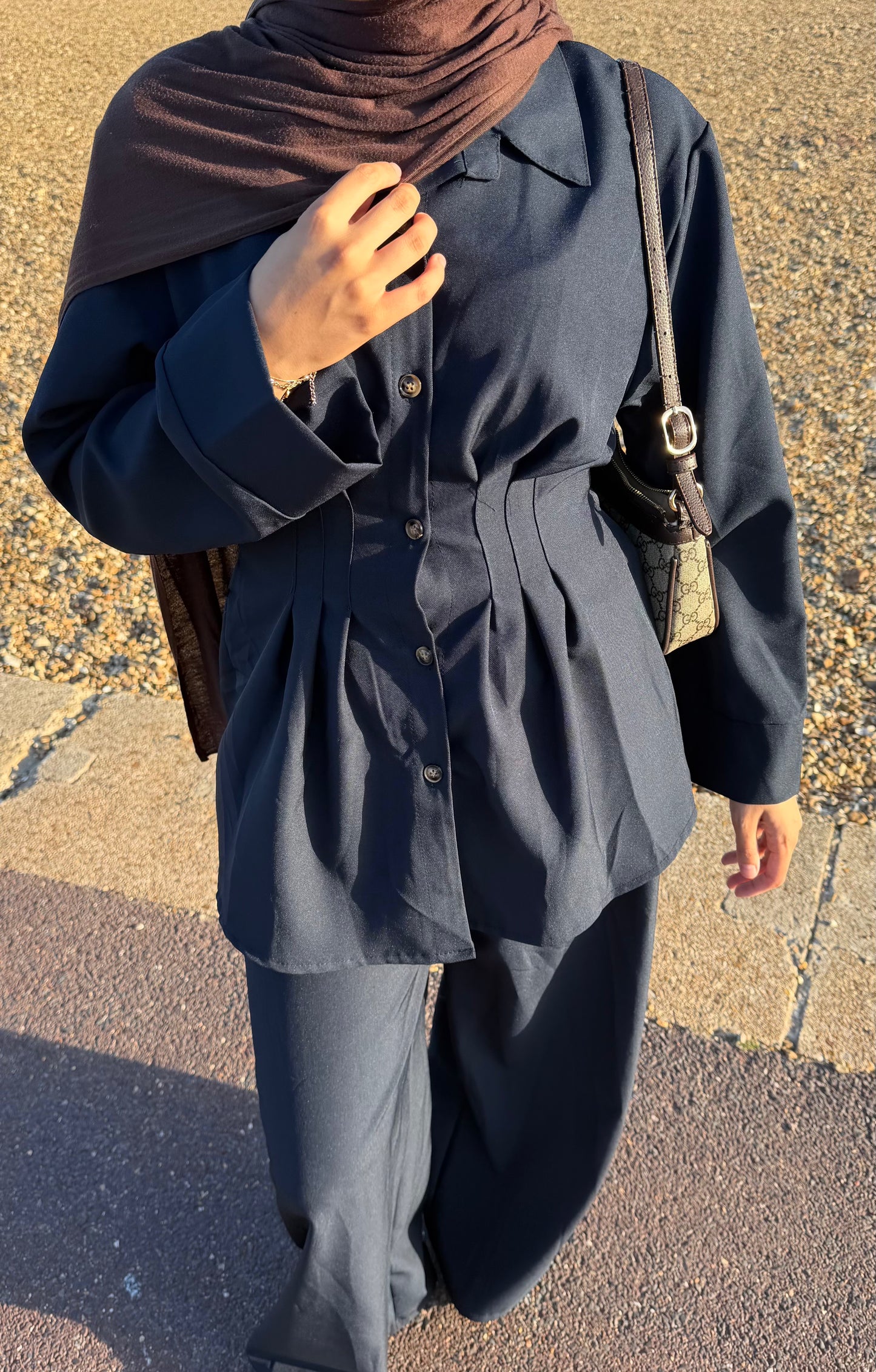 Cinched Co Ord | Navy