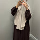 'CUFFED SLEEVE ABAYA'