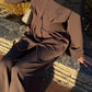 Cinched Co Ord | Dark Brown